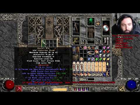 Craziest Item on PD2...on D2 For Me Ever?! Eth Death's Web - Hardcore Project Diablo 2 Season 2
