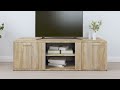 Mobile Porta TV Rovere Sonoma 120x34x37 cm in Legno Multistrato - Foto miniatura 1