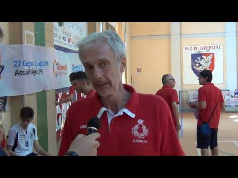 29-06-2016: Enzo Sideri, tecnico Umbria Maschile, dopo la vittoria sulle Marche nel girone C1