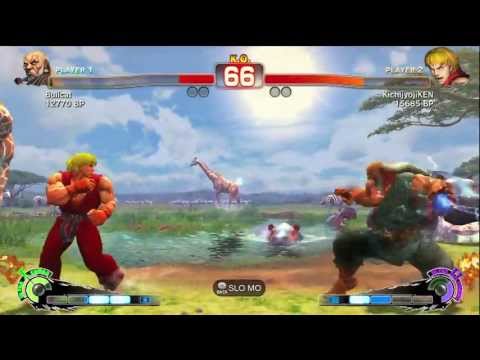 Bullcat [Gouken] vs KichijyojiKEN [Ken] SSF4 - Japanese Online Ranked Matches TRUE HD