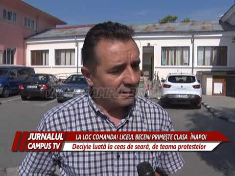 LICEUL DIN BECENI PRIMESTE CLASA INAPOI