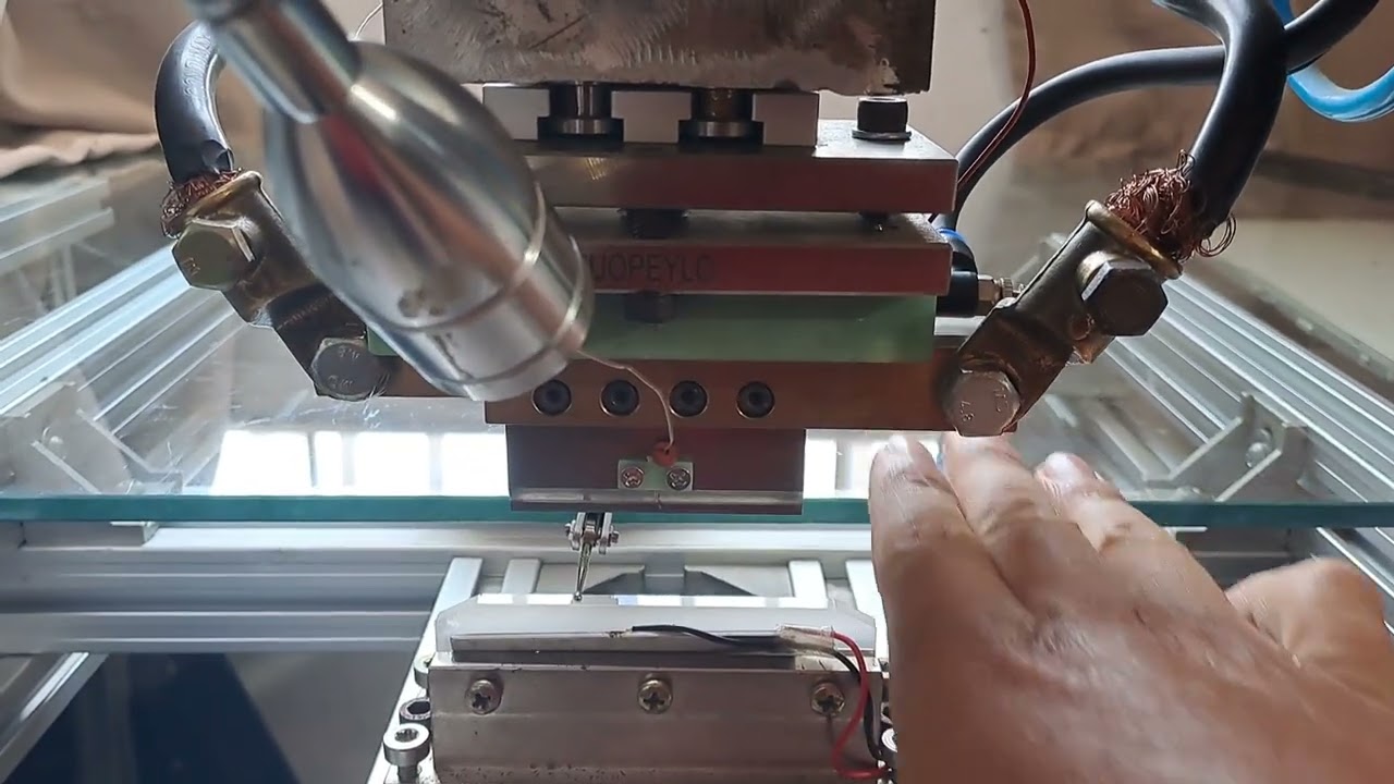 como alinhar cristal maquina acf