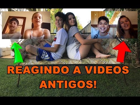 REAGINDO A VIDEOS ANTIGOS COM MINHA PRIMA !!