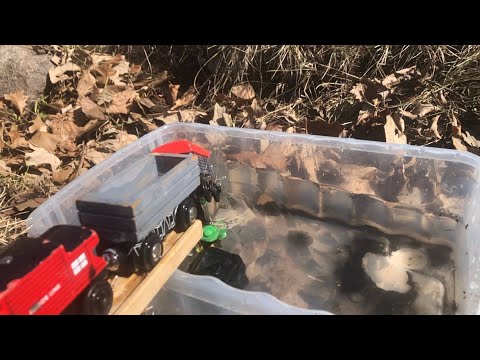 Thomas Wooden Railway Crashes Slo Motion