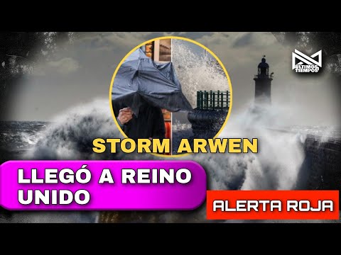 🟣 ¡ALERTA ROJA! Tormenta Arwen llega a Reino Unido, Video recopilación.