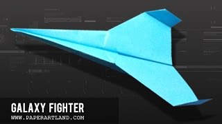 Cách gấp máy bay giấy cực dễ - Bay Rat Xa | Galaxy Fighter