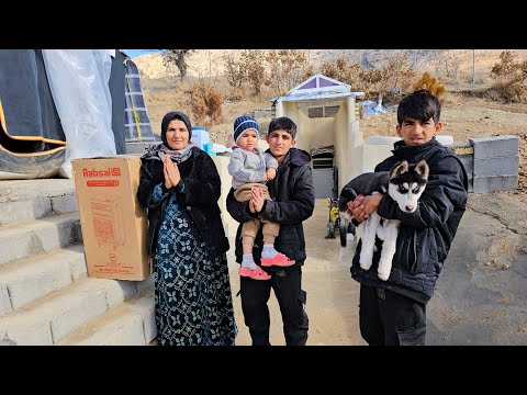 Trotz der rauen Kälte in den Bergen – eine Heizung bringt Hoffnung ins Nomadenleben