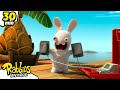 The Rabbids invade the beach!  RABBIDS INVASION | 30 Min New compilation | Cartoon for kids