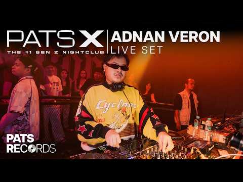 ADNAN VERON Live at PATS X | The #1 Gen Z Nightclub in Indonesia