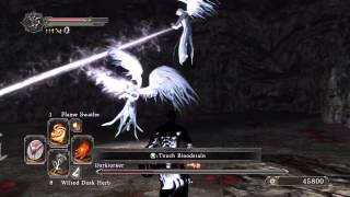 dark souls 2 sl 1 dark lurker boss fight w/ commentary