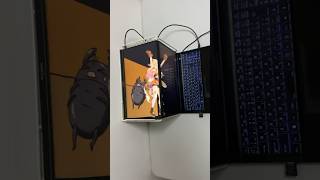 箱型液晶の中でホロライブの桃鈴ねねさんに『ねねちのギラギラファンミーティング』を踊ってもらいました！#shorts