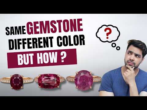 Why does the same stone come in different colors?