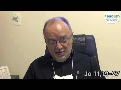 Reflexão do Evangelho do Dia 29/07/2020 com Cônego Everaldo - Jo 11,19-27