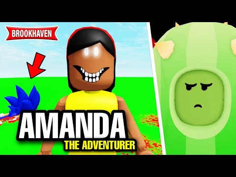 CACTUS TRAPPED BY AMANDA THE ADVENTURER ON BROOKHAVEN (THE DRAMA)! ROBLOX - BROOKHAVEN RP