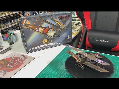 Showcase, Wing Nut wings 1/32 Sopwith Camel Video build