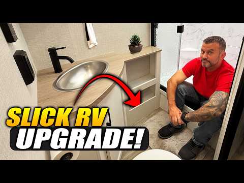 This RV Bathroom Upgrade is SO SLICK, You’ll Think Its OEM! (RV Storage & DIY Renovation Ideas)