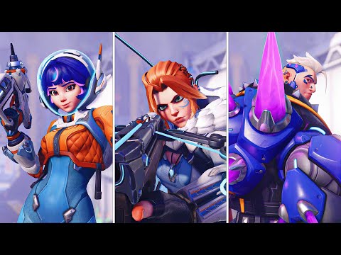 Overwatch 2 - All Hero Select Voice Lines & Animations (+Freja)