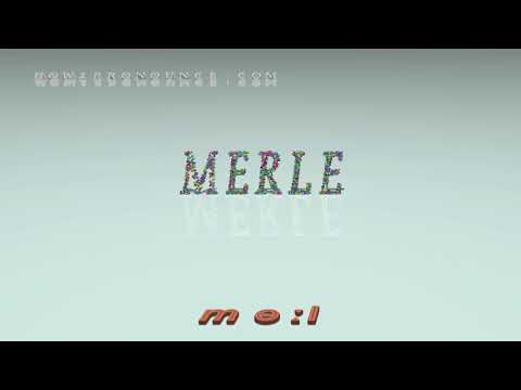 merle - pronunciation