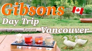 【日帰り旅】🇨🇦バンクーバーから１時間以内で行ける港町ギブソンズ散策！Gibsons, Sunshine Coast from Vancouver