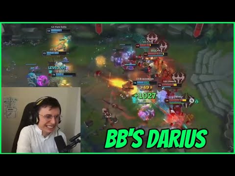 Caedrel Reacts To BB Completely SMURFING on Darius