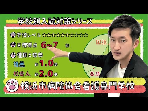 看護学科 【再アップ】横浜市病院協会看護専門学校の傾向と対策【看護受験チャンネル】