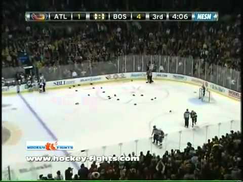 Atlanta Thrashers VS Boston Bruins-Line Brawl-12-23-10