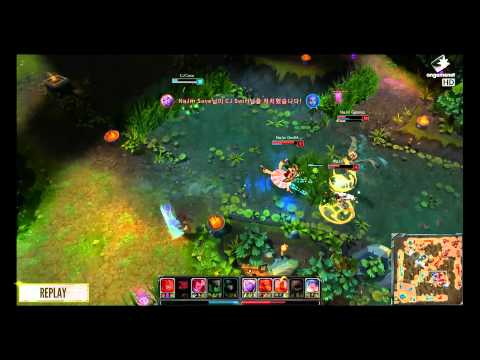 NaJin White Shield vs CJ Entus Frost | Game 2 Semi Play Off | SK Telecom LTE-A LoL Masters 2014
