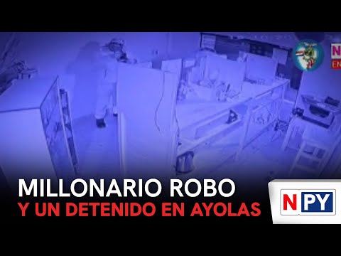 Millonario robo a un comercio de Ayolas
