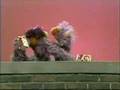 Classic Sesame Street The 2 Headed Monster Drinks Milk