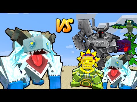 Frostmaw Vs Mowzie's Mobs in Minecraft