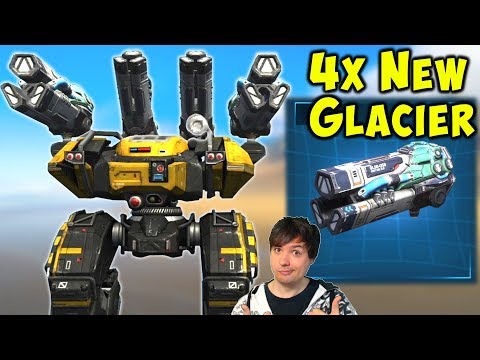 New Heavy GLACIER BEHEMOTH - War Robots Test Server Gameplay WR