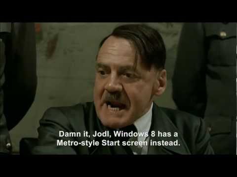 Hitler plans to upgrade to Windows 8
