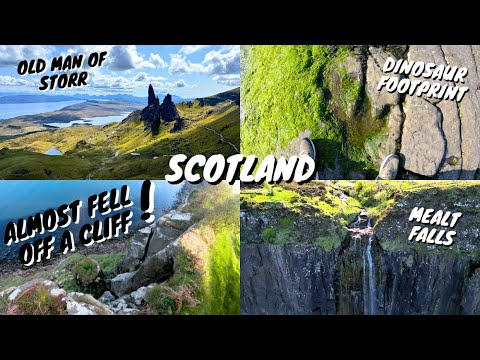 Cliff Edge Close Call, Old Man of Storr Hike & a Dinosaur Footprint! 🏴󠁧󠁢󠁳󠁣󠁴󠁿
