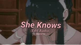 She Knows remix- Ne - yo ft . Trey songz , the - dream , &amp; t - pain // Edit Audio