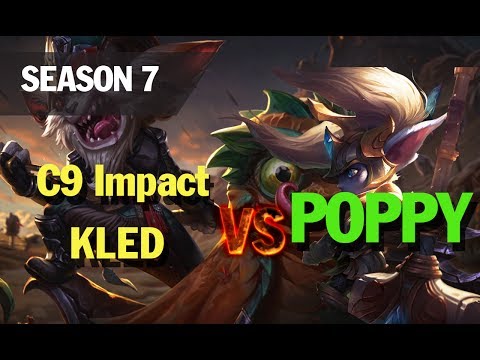 lol esports highlights l C9 Impact plays KLED TOP vs POPPY