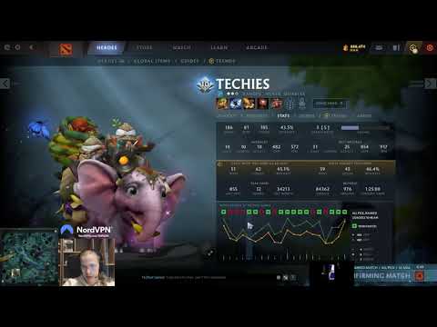 Topson has 75% Win Rate on Techies after 7.31 patch