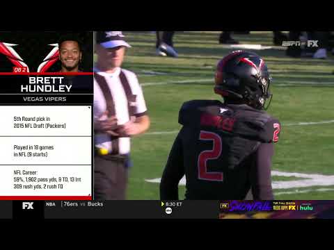 XFL- FULL GAME - Seattle Dragons @ Vegas Vipers - Week 3 (03/04/2023)