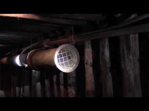 IDRIJA, ANTHONY`S SHAFT; A FAN BLOWING