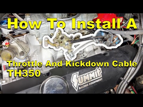 How To Install A Throttle And Kickdown Linkage | The Meano Camino (The ROY Garage)