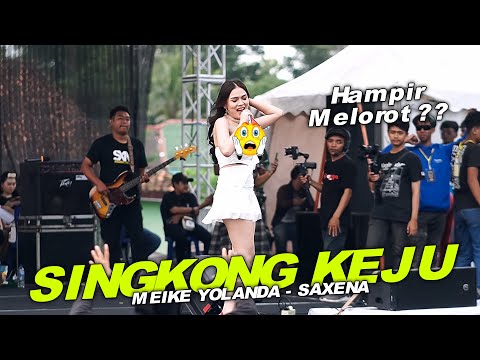 PANAS!! MEIKE YOLANDA TAMPIL BEDA!! SINGKONG & KEJU - SAXENA LIVE ASTREA BOYOLALI