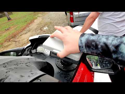 2017 Yamaha FX HO and GP1800 modifications and walkaround, Garmin GPS depth finder setup, battery