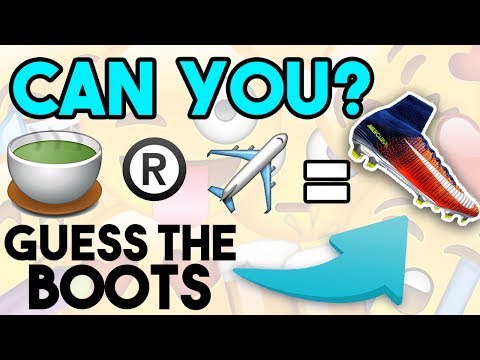 Can You GUESS THE BOOTS By The Emoji? 😂➡👟 ✔ Video