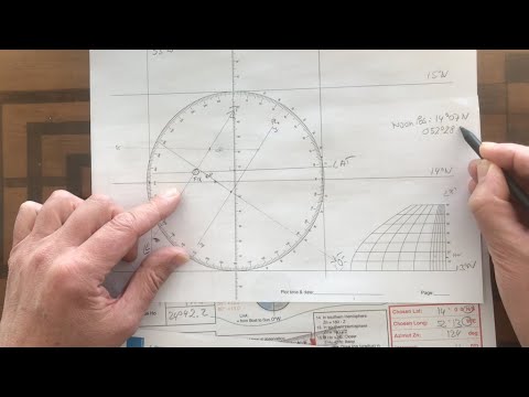 Celestial Exercise for Part 9: Plotting a Position