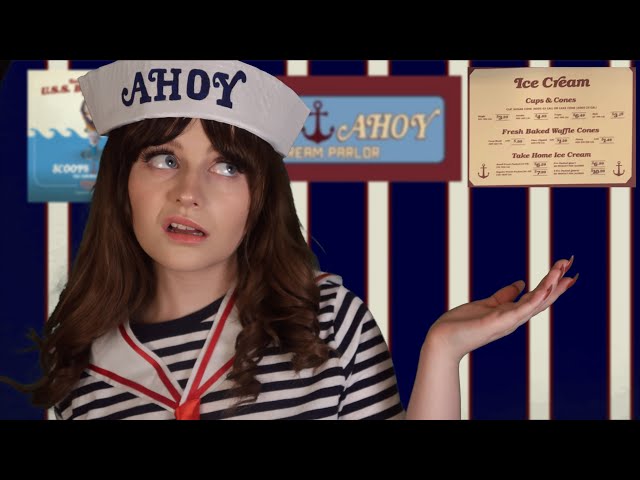 Vídeo relacionado con Flip Scoops Ahoy Ice Cream Parlour Hawkins - Camiseta para hombre, mujer y niño, Negro, 3XL