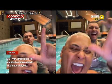 Vídeo: MC Ryan, preso pela PF, manifestou apoio aberto a Lula nas eleições.