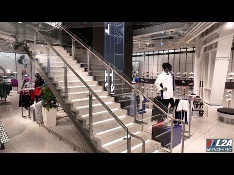 Réalisation du flagship de Nike à Paris