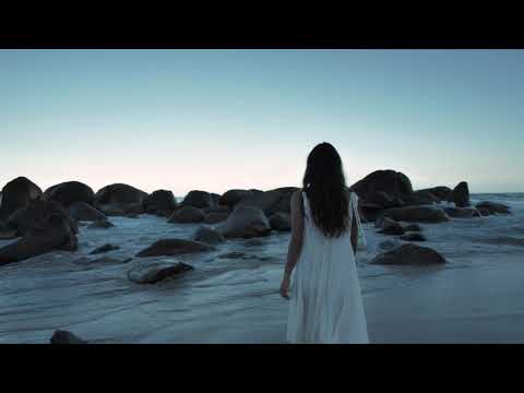 Woman walking on beach - Free stock footage HD