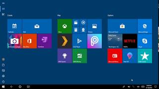 Windows 10 get rid of tiles | Return to Normal Desktop | Turn off Tablet Mode