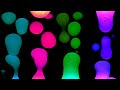 10 hours of relaxing music with 4 multi-colored lava lamps to help you fall asleep