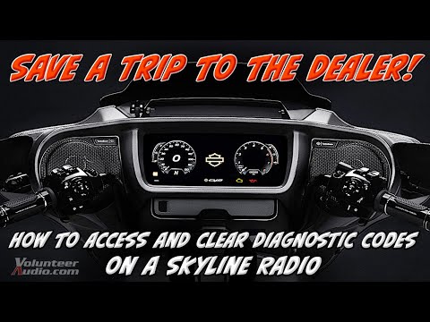 How to Read & Clear Diagnostic Codes on 2024 - Up Harley Davidson® using the Skyline OS Radio